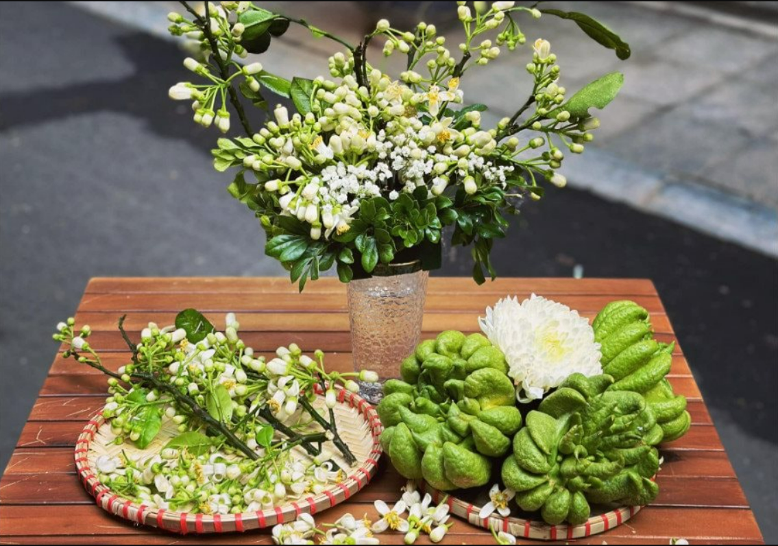 Hanoi when spring blossoms.